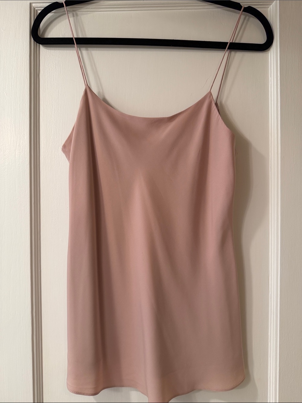 Classic Women's Silk Blouse- Blush Pink